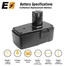 Drill Battery For Craftsman 27199( Ni-MH,18V,2000mah)